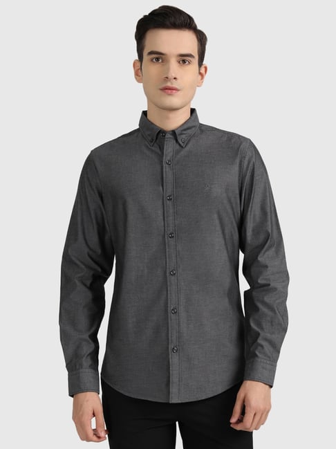 United Colors of Benetton Black Slim Fit Shirt