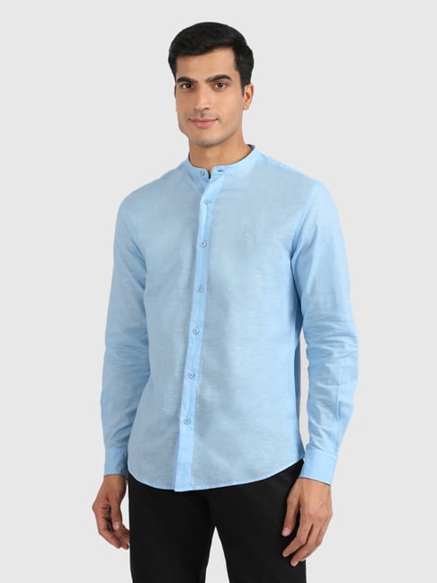 United Colors of Benetton Light Blue Slim Fit Shirt