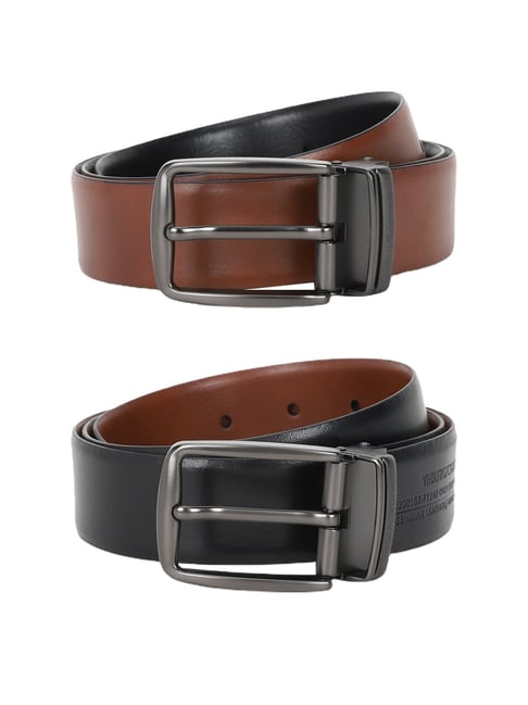 Buy Van Heusen Brown Reversible Belt for Men at Best Price Tata CLiQ