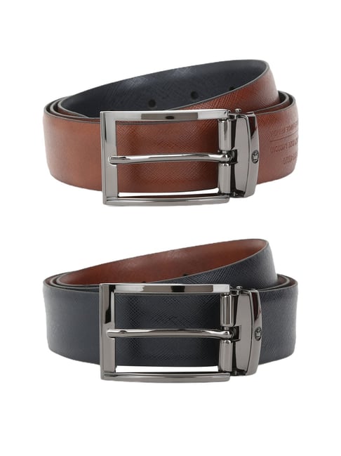 Buy Louis Philippe Black Textured Reversible Belt for Men at Best Price @  Tata CLiQ