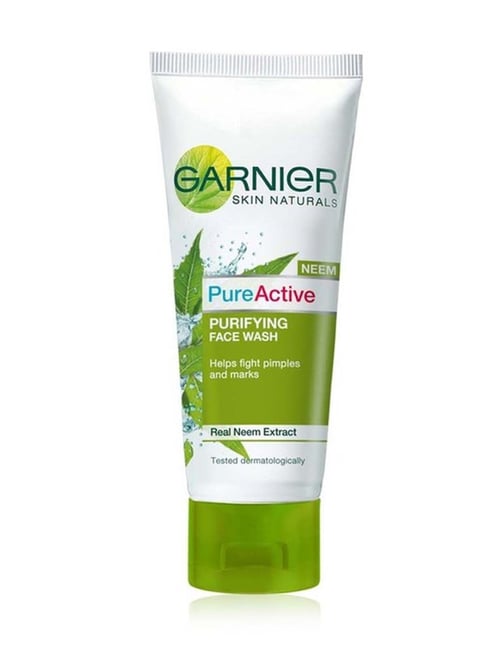 Garnier Skin Naturals Pure Active Neem Face Wash - 50 gm-Garnier-Beauty&Grooming-TATA CLIQ