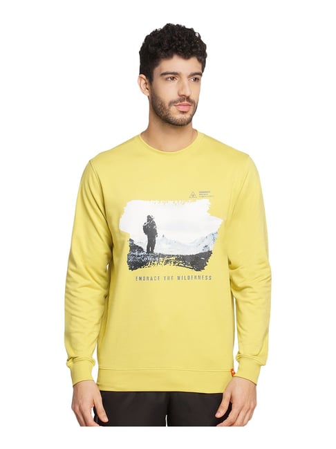 Wildcraft Lime Green Round Neck Sweatshirt-picture-15