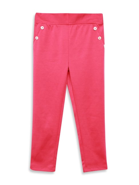 Nauti Nati Kids Pink Solid Jegging