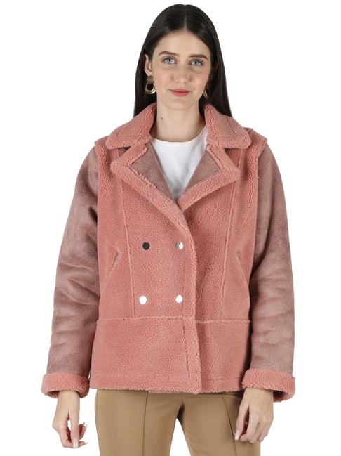 Monte Carlo Pink Regular Fit Casual Jacket-picture-42