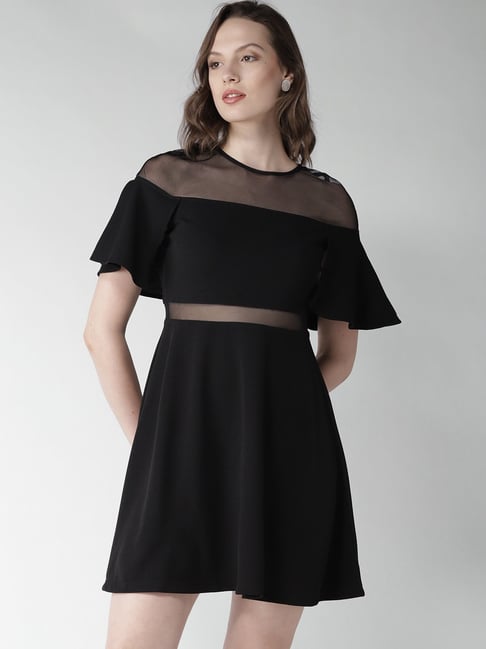 Twenty Dresses Black A-Line Dress Price in India