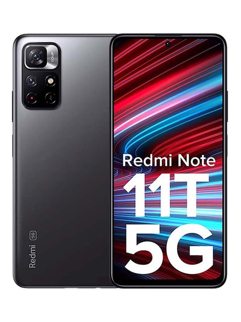 Redmi Note 11T 128 GB (Matte Black) 8 GB RAM, Dual SIM 5G