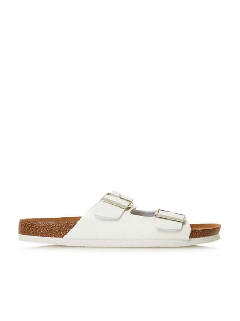 Head Over Heels by Dune London Women's Luppo White Casual Sandals