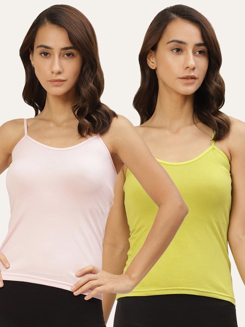 Buy Lady Lyka Multicolor Camisole (Pack of 2) for Women Online @ Tata CLiQ