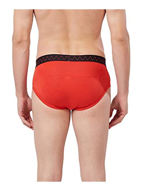 Buy Fruit of the Loom Flame Scarlet Cotton Briefs for Mens Online