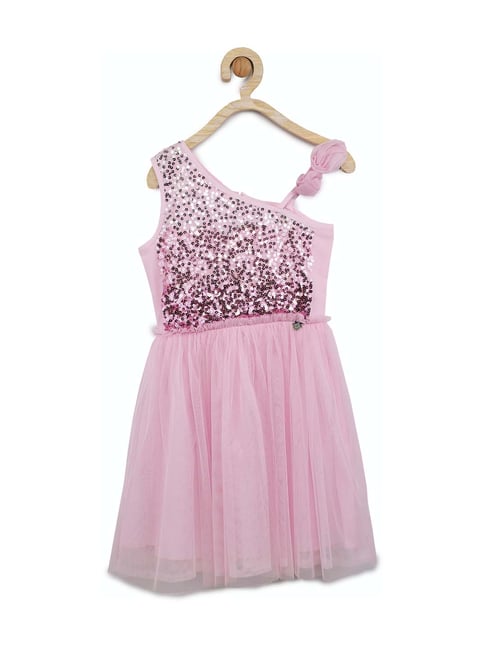 Allen Solly Junior Pink Embellished Dress