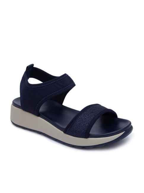 CERIZ Women's Zeta Navy Floater Sandals