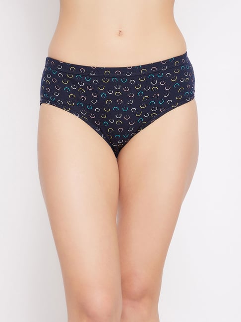 Buy Clovia Blue Printed Hipster Panty for Women's Online @ Tata CLiQ