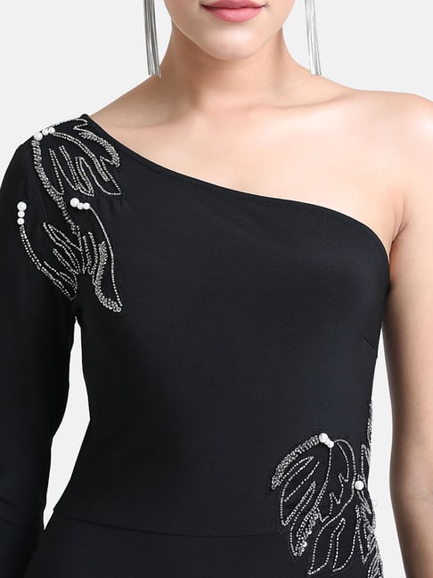 Buy Kazo Black Embellished Maxi Dress for Women's Online Tata CLiQ