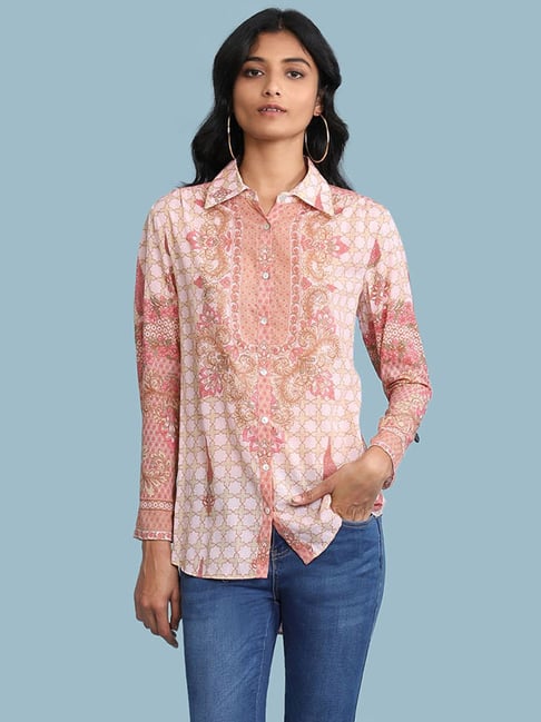 aarke Ritu Kumar Multicolor Printed Shirt Price in India