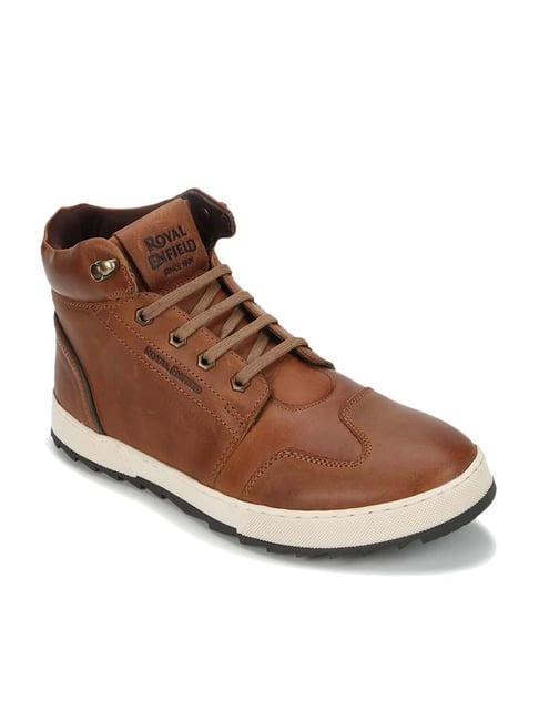 Buy Royal Enfield Men's Brown Boots for Men at Best Price @ Tata CLiQ