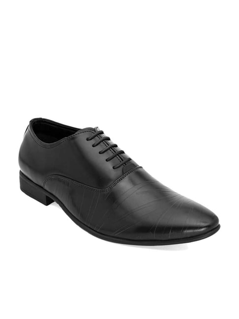 San Frissco Men's Core Black Oxford Shoes