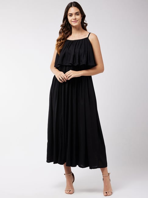 Buy Inweave Black Maxi Slip Dress for Women's Online @ Tata CLiQ