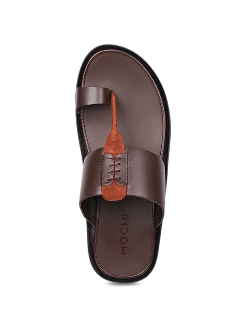 Buy Mochi Tan Casual Sandals for Men at Best Price @ Tata CLiQ