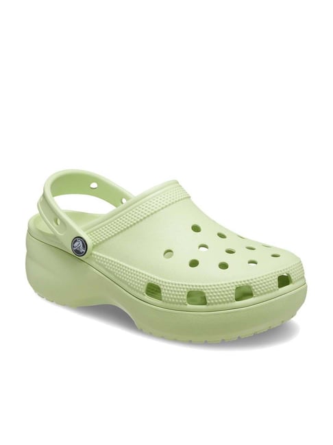 Lime green sale crocs women's