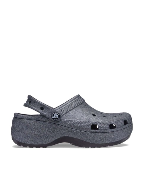 Crocs Women's Classic Grey Back Strap Clogs