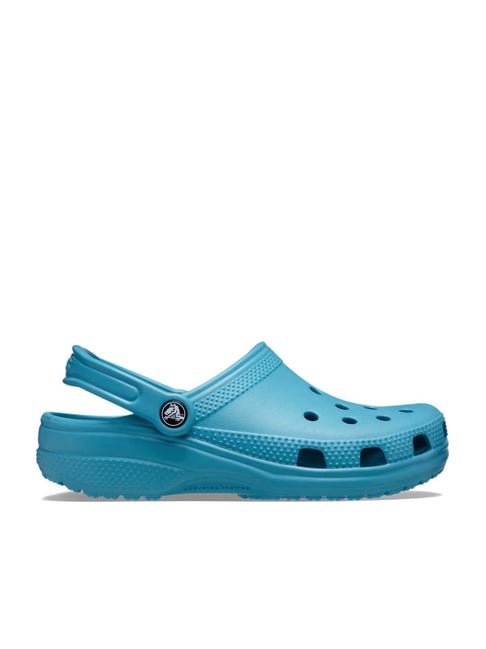 Crocs Men's Classic Turquoise Back Strap Clogs