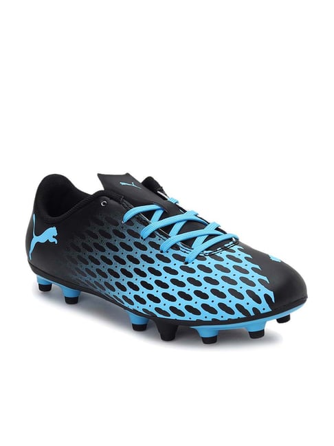 Puma Kids Spirit III FG Jr Luminous Blue & Black Football Shoes