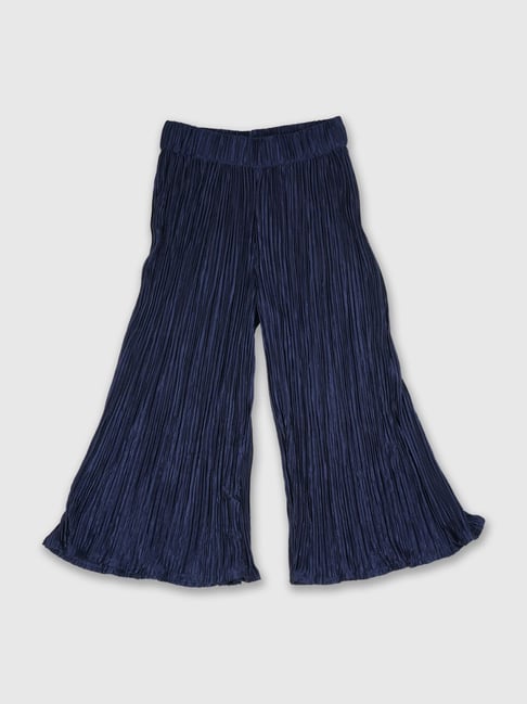 United Colors of Benetton Kids Navy Mid Rise Trousers