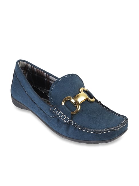 Catwalk Women's Blue Casual Moccasins