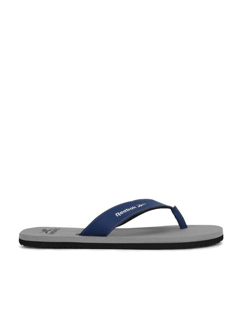 Reebok Men's SUPERSOFT LP Navy & Grey Flip Flops