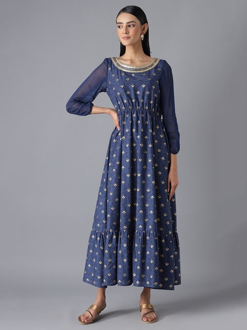 AHALYA Pure Cotton Handblock Printed Ethnic Dress. Available in 4 Colo... |  TikTok