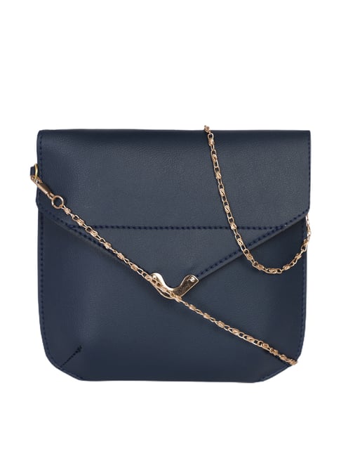 Bagsy Malone Navy Solid Sling Bag-picture-34