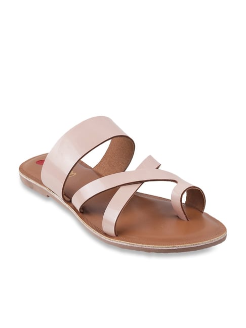 Metro Women's Pink Toe Ring Sandals