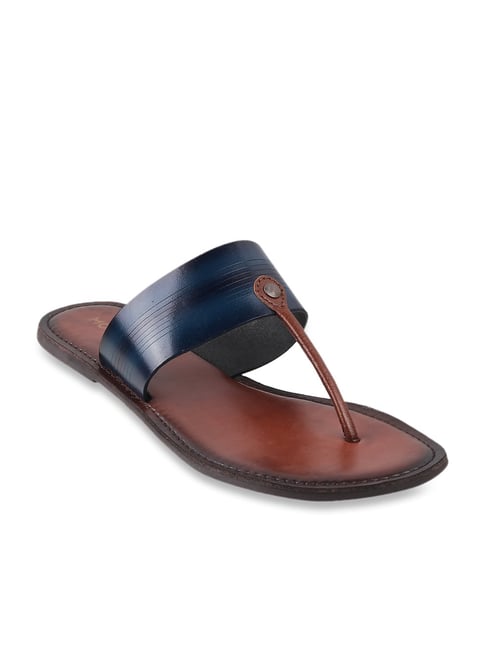 Mochi Women's Blue Thong Sandals