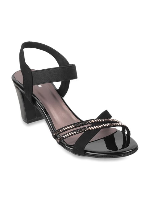 Metro Women's Black Ankle Strap Sandals-picture-22