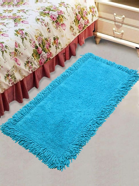 Saral Home Turquoise Blue Cotton Runner - Set of 1-picture-22