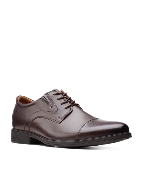 Buy Clarks Men's Whiddon Cap Brown Derby Shoes for Men at Best Price