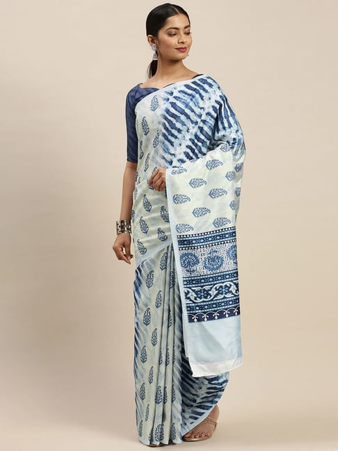 Beautiful Printed Ghicha Silk Saree I Ramdhanu Ethnic