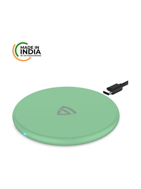 RAEGR Arc 400 Pro Qi Certified Type-C PD 15W Wireless Charger Charging Pad - (Green)