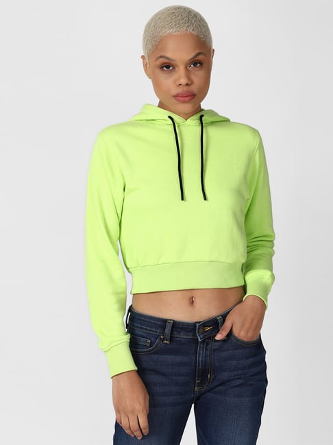 Forever 21 Green Regular Fit Sweatshirt