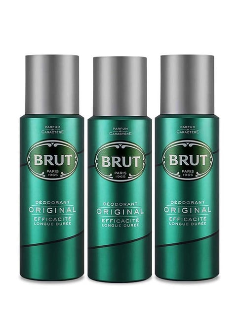 Brut Deodorant Spray for Men - 200 ml (Pack of 3)-Brut-Beauty&Grooming-TATA CLIQ