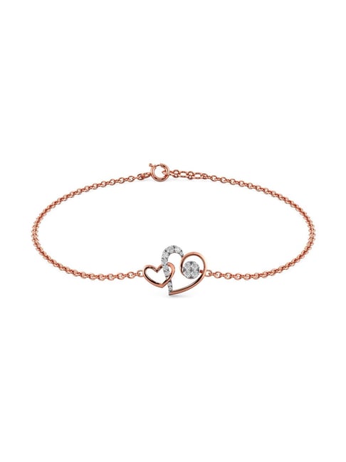 Buy Joyalukkas Pride 18k Rose Gold & Diamond Bracelet for Women Online