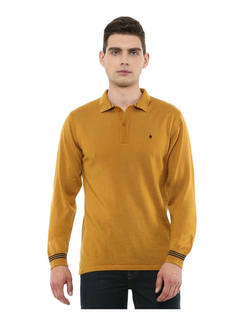 Buy Louis Philippe Yellow Polo T-Shirt for Men's Online @ Tata CLiQ