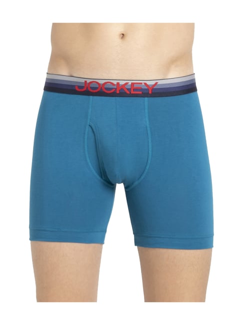 Jockey Turquoise Front Fly Boxer Briefs