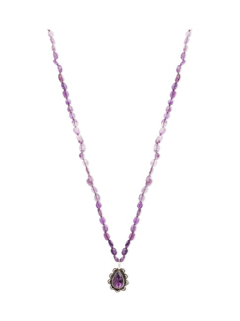 Le Vian Natural Amethyst Necklace 1/3 ct tw Diamonds 14K Strawberry Gold |  Jared