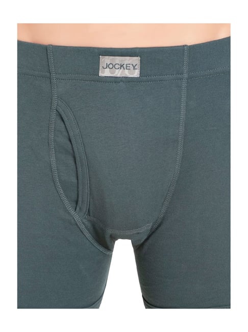 Buy Jockey Dark Grey Concealed Waistband Briefs for Men Online