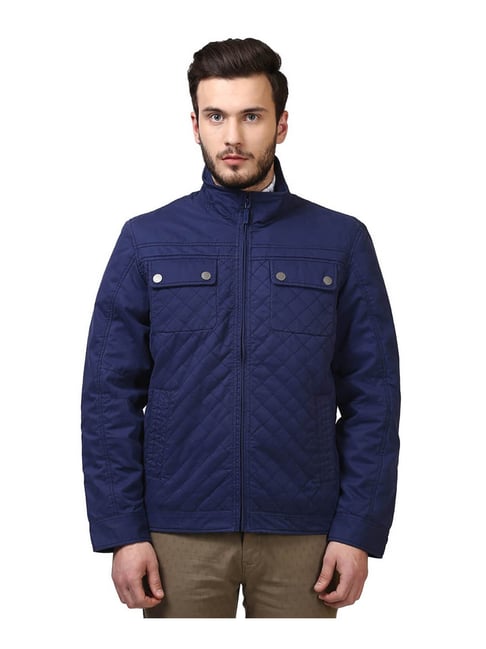 ColorPlus Dark Blue Regular Fit Jacket