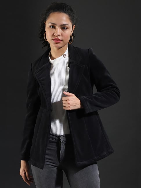 Buy Black Jackets & Coats for Women by Campus Sutra Online