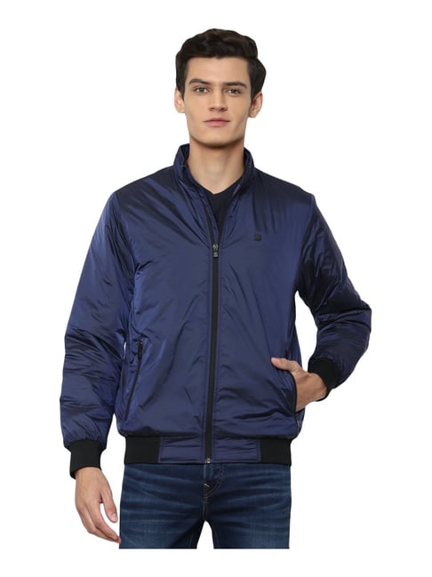 Allen Solly Navy Regular Fit Jacket-picture-42