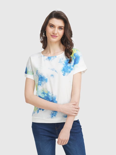 United Colors of Benetton Blue Regular Fit Top