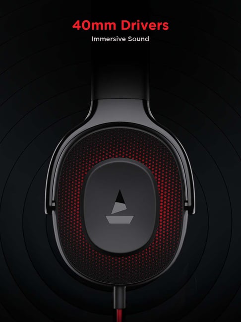 Buy boAt BassHeads 950v2 T Wired Headphones with 40mm Drivers Online At Best Price Tata CLiQ